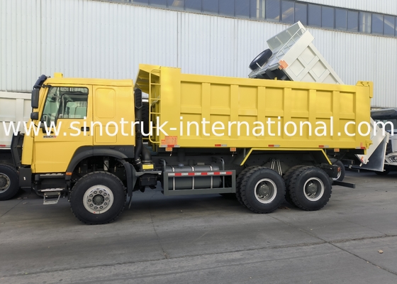 Sinotruk Howo Tipper Dump Truck 6 × 4 Lhd 10 Räder 20CBM Cargo Box Bergbauleger