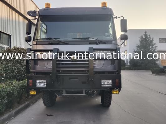 Triebwagen Sinotruk Hohan 400 PS 10 Räder Lhd 40 Tonnen 20-30cbm ZZ3317N356JB1 Grau
