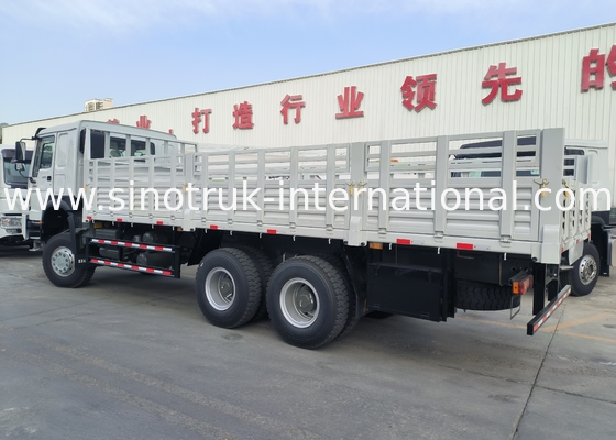 Sinotruk Howo Brandneuer Lastwagen 6 × 6 Allradantrieb Lhd 10 Räder Lange Frachtbox