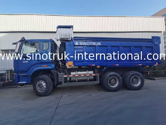 SINOTRUK HOHAN NEW HOWO 30 - 40 Tonnen RHD 10 Räder Plane für den Bau Blau hocheffizientes Heben und Entladen