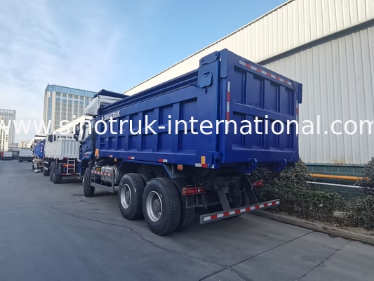 SINOTRUK HOHAN NEW HOWO 30 - 40 Tonnen RHD 10 Räder Plane für den Bau Blau hocheffizientes Heben und Entladen