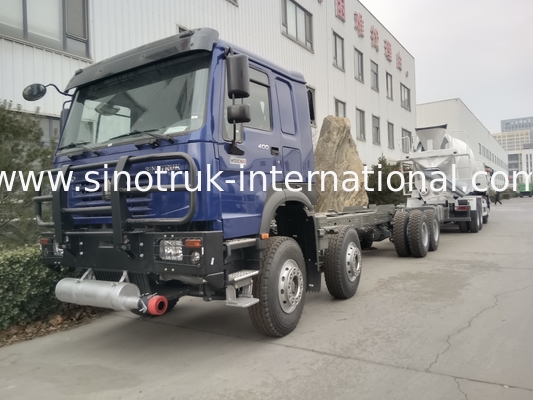 SINOTRUK HOWO Ölbehälter Lkw-Chassis 400 PS 8X4 LHD 50 Tonnen 40CBM