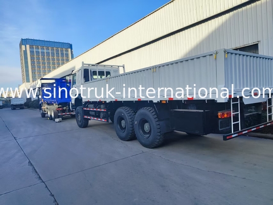 Macht und Vielseitigkeit entfesseln, alles erobern Weiß HOWO 6x6 400PS Off-Road-Frachtwagen