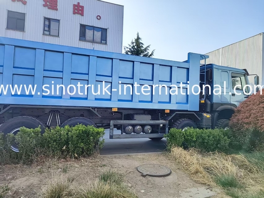 Faszinierender blauer HOWO 8×4 380HP 26.91CBM-Dump-Truck, wo Kraft Präzision in jeder Last trifft!