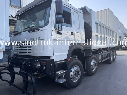 SINOTRUK HOWO 371HP Kipper Dump Truck Bauwerk Altfront Militärische Stoßstange für Bergbaugebiete