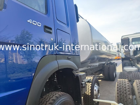 Schwerlast-HOWO 8*4 400PS LHD Tankwagen 40CBM Doppelttanksystem für Fernkraftstoffverteilung