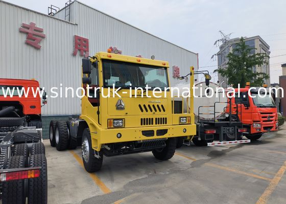 Vielseitiger Schwerlasttransporter mit Ladebox-Abmessungen 5800*3200*1800mm und LKW-Kabine HW7D