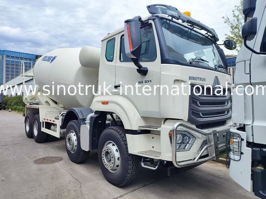 White HOWO 8*4 Concrete Mixer: 371 Horsepower & Super-Large Loading Capacity