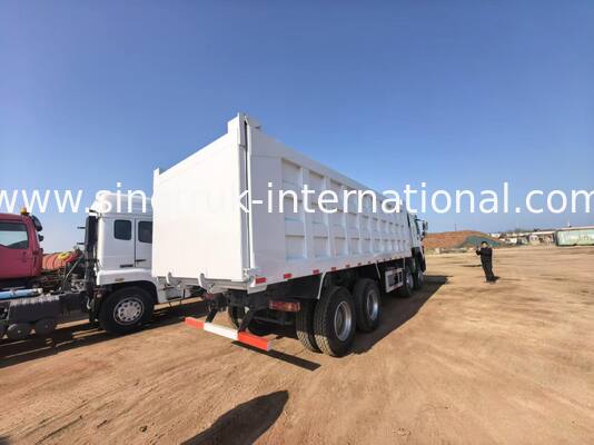 375 Pferdestärken Tipper-Dump Truck mit 40-50 Tonnen Ladekapazität und 7300mm Längen der Ladekiste