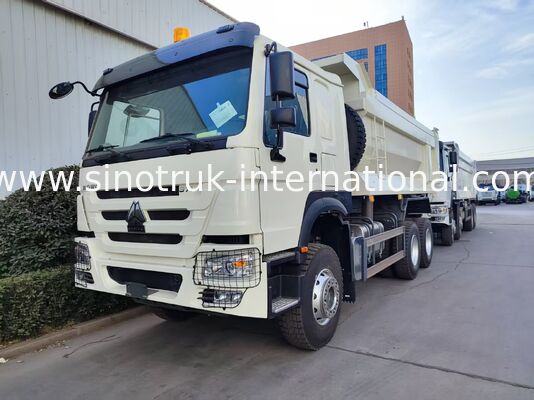 Langlebiger HOWO 6×4 371 PS 20CBM Weißer Müllwagen mit hochfester Stahlkarosserie für schwere Arbeiten