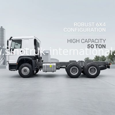 SINOTRUK HOWO Dropside Fracht Nutzfahrzeuge Lastwagen Fahrgestell LHD 6X4 400 PS