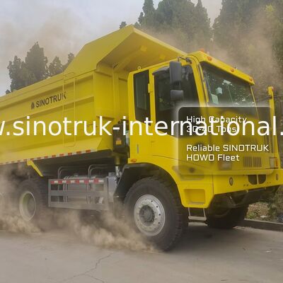 Sinotruk-Bergbau-Muldenkipper mit 430-PS-Motor, 6x4-Antriebsmodell und 16 mm Bodenstärke