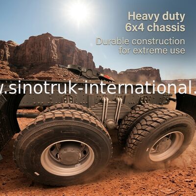 SINOTRUK 430 PS 6 × 4 Traktor mit militärischer Stoßstange