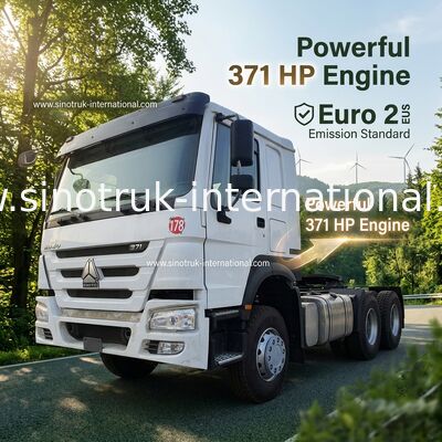 HOWO A7 Gebrauchtzug LHD 6X4 Euro 2 371 PS mit hydraulischer Steuerung