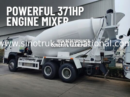 6x4 371PS 12CBM Betonmischer mit hoher Effizienz und starker Leistung für den Schwerlastbau