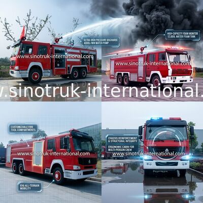 Kompaktbauweise-Notlöschfahrzeug-Fahrzeuge/Feuerwehrmann-LKWs