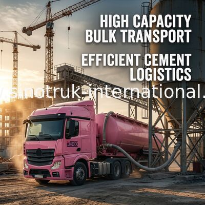 Halb Massenzement-LKW mit 4 Anschlag-elektronische Kraftstoffeinspritzungs-Dieselmotor