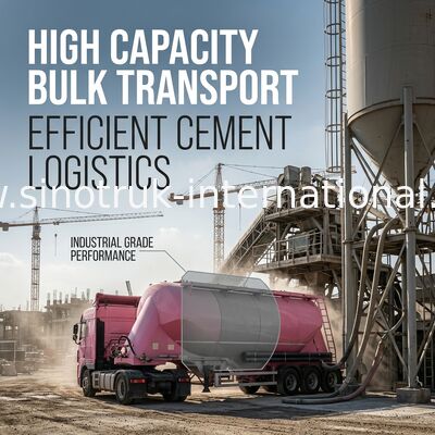 Massen-Zement-LKW 371HP 10 SINOTRUK HOWO dreht LHD 30CBM ZZ1257S4641W