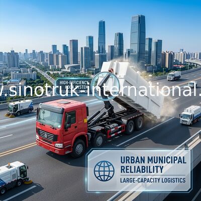 Wagen-entfernbarer Abfall-Beseitigungs-LKW SINOTRUK HOWO 20-25 CBM