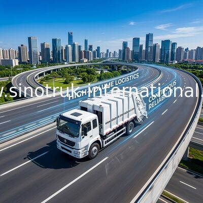 Komprimierter Müllwagen 10-12CBM LHD 4X2 ZZ3161M4311 SINOTRUK