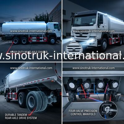 Räder HOWO 6×4 10 ölen Tankwagen 400HP 20CBM für Transport