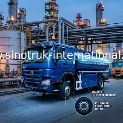 300 PS starker Tankwagen mit einer Kapazität von 10 CBM und SINOTRUK-Chassis für effizienten Erdöltransport