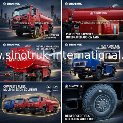 SINOTRUK HOWO 290 PS Öltankwagen mit 10 CBM Kapazität und Hochleistungsfahrgestell