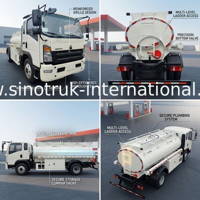 HOWO 4×2 Leichtwagen 5-6CBM LHD 160 PS