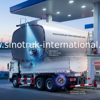 SINOTRUK HOWO 6X4 25CBM Weiß des Öl-Tankwagen-10Wheels 400Hp