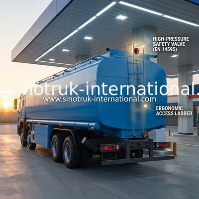 Erdöl-Öl-Speicherung Behälter-Kraftstoffförderungs-Lieferwagen 30 CBM HOWO 8X4