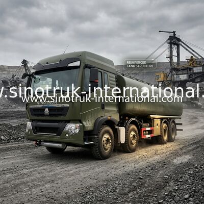 Erdöl-Öl-Speicherung Behälter-Kraftstoffförderungs-Lieferwagen 30 CBM HOWO-Edelstahl-8X4