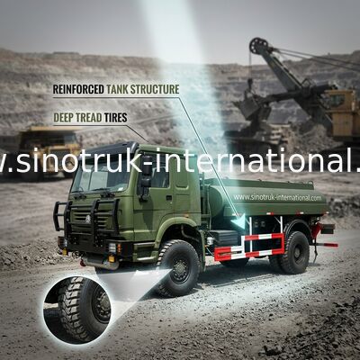 Das Benzin, das Öl-Tankwagen-/Erdöl-Tanklastzüge 4X4 LHD SGS transportiert, genehmigte