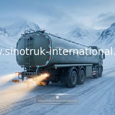 Stabiler Tankfahrzeug-LKW SINOTRUK HOWO 30 - 40 Tonnen für Öl-Transport 8X4 RHD