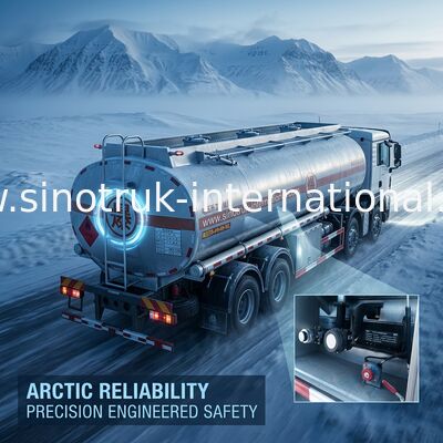 Stabiler Öl-Tankwagen SINOTRUK HOWO 30 - 40 CBM für Öl-Transport 8X4 RHD