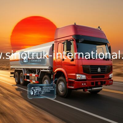 Öl-Tankwagen 30CBM SINOTRUK HOWO für Öl-Transport 8X4 RHD Euro2 336HP