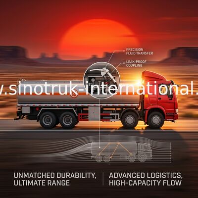 Benzin-Tankwagen 8X4 RHD Euro2 336HP der Hochleistungs-25-30 CBM