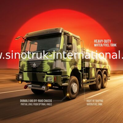 Brennöllieferwagen ZZ2257N4657D1 HW76 der Sicherheits-Euro2 mit hochfestem Behälter