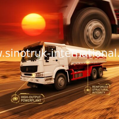 Heizöltank-LKW 20 Tonnen, mobile Brennstoff-LKWs 6X4 LHD Euro2 290HP