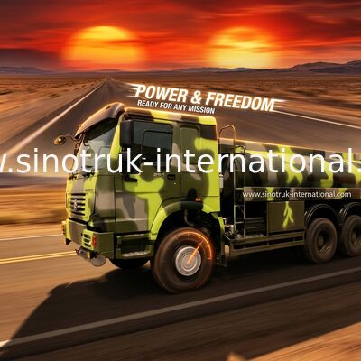 Militärtankfahrzeug-LKW 16 336HP HOWO - Transport-LKWs des Rohöl-25CBM