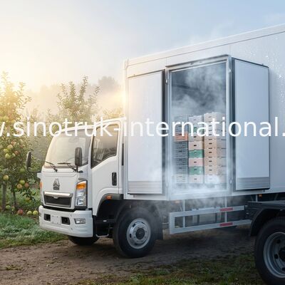 Kühlfahrzeug 140HP RHD 95km/H 4x2 SINOTRUK HOWO