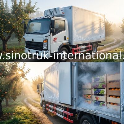 Kühlfahrzeug SINOTRUK HOWO für Tiefkühlkost-/Medizin-Transport