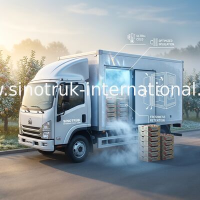 SINOTRUK isolierte CKD-Platten für die Herstellung des gekühlten Lieferwagen-Pritschenaufbaus