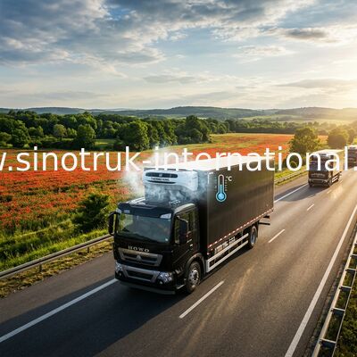Handelskühlfahrzeug SINOTRUK HOWO 20 - 25 CBM deutscher MANN Maschinen-Euro 4