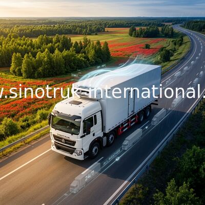 Kühlfahrzeuge 8×4 und Packwagen SINOTRUK HOWO 40 Tonne für tragende Tiefkühlkost