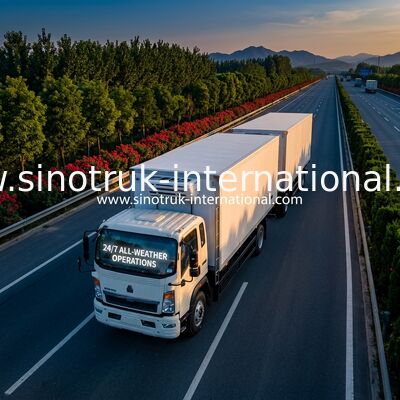 SINOTRUK HOWO 4×2 5-10 Tonnen Kühllastwagen 140 PS RHD