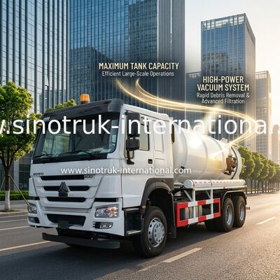 Vakuumpumpe-Abwasser-Saug-LKW-Klärgrube-Reinigungs-LKW 18CBM LHD 336HP