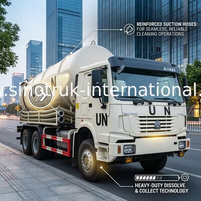 16CBM, das Klärschlamm-Vakuumpumpe-Klärgrube-Reinigungs-LKW LHD 6X4 sammelt