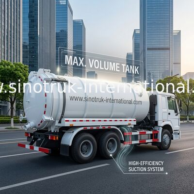 Tanklastzug-/-abwasser-Pumpen-Tanker 6X4 Euro2 290HPRoad Vakuum/Abwasser-Saugtanklastzug