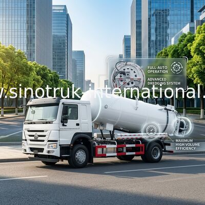 Abwasser-Saug-LKW Hochdruckreinigungs-15CBM LHD 290HP SINOTRUK HOWO