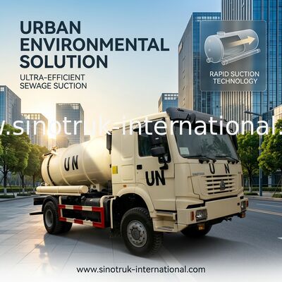 Hygiene-Unternehmens-Abwasser-Saug-LKW 8-12CBM LHD 4X2, flüssiger Abfall-LKWs
